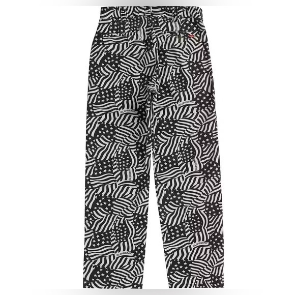 Supreme Flag Pants Size 30 - Picture 1 of 10
